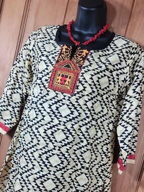 Tribal Indigenous Tunic Top